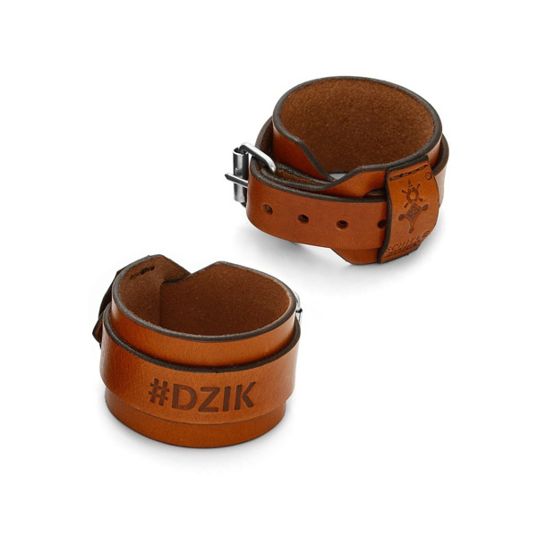 Bransoleta szeroka 46-52cm #DZIK jasna