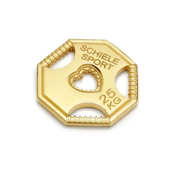 SCHIELE SPORT zawieszka talerz treningowy mały złocony